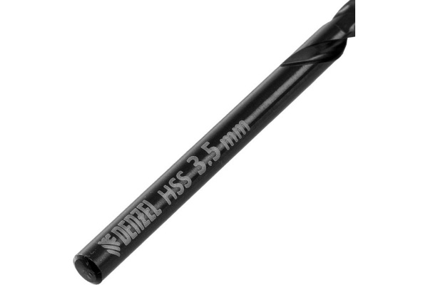 Сверло по металлу Golden Tip 3.5 мм, HSS-Tin, 10 шт, DIN 338 Denzel 717207