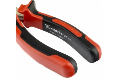 Длинногубцы NICKEL 200 мм прямые MATRIX 17168