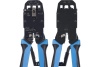 Обжимной инструмент Cabeus для RJ-45 (8р8с), RJ-11/12 (6р6с, 6р4с, 6р2с), 4р4с, 4р2с, профессиональный, с храповым механизмом HT-2008AR