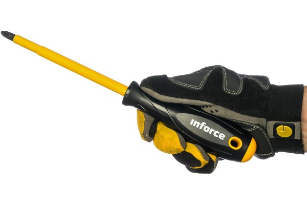 Диэлектрическая отвертка PH3х150мм Inforce 06-09-76