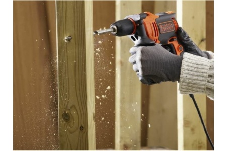 Электронная ударная дрель Black&Decker Omega BEH850K-QS