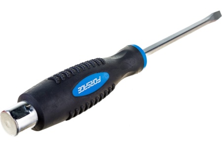 Отвертка Forsage шлицевая силовая магнитная под ключ Profi S2 SL6.5х125мм 26913