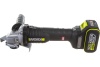 Угловая аккумуляторная бесщеточная шлифмашина WORX Professional WU809.1 20В, 125мм, 4Ач х2, ЗУ WU809.1