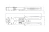 Обжимной инструмент для разъемов RJ45 Hyperline HL-3H00010 PLEZ 403345