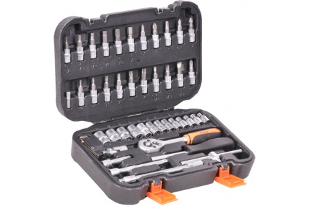 Набор торцевых головок АвтоDело 1/4" DR 46 предметов 39946 13702