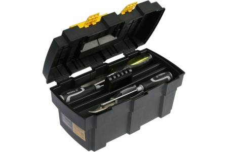 Ящик для инструмента TUNDRA 13", 33.3х17.7х15.5 см, пластиковый, подвижный лоток, защелки 5664624