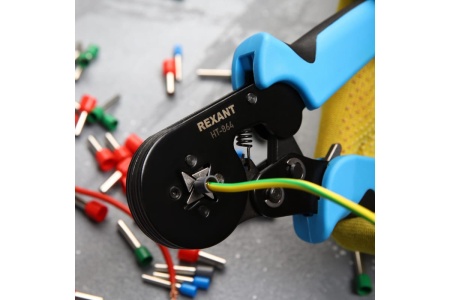 Кримпер для обжима штыревых наконечников 0.25 - 6.0 мм2 REXANT HT-864 12-3202