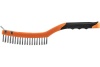 Проволочная щетка NEO Tools стальная проволока, 3х19 рядов со скребком 39-012