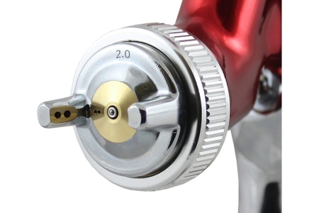 Окрасочный пистолет с верхним пластиковым бачком RADEX Star SMV-4F-142G