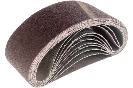 Лента шлифовальная (10 шт; 457х75 мм; P80) для шлифмашин Matrix 74215