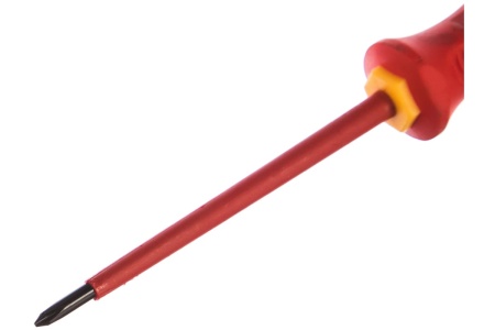 Диэлектрическая крестовая отвертка PH1х100мм Энкор 19696