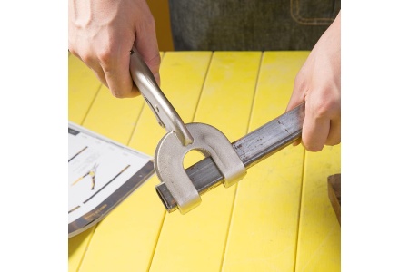 Зажимные клещи для сварки DELI dl20017 с фиксатором, 230мм, регулировочный винт,углеродистая сталь 112004