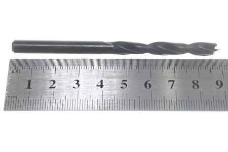 Сверло спиральное по дереву, М-образная заточка Профессионал (6х90х50 мм; сталь 65Г) Зубр 29421-090-06_z01