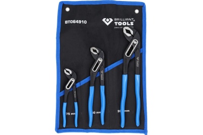 Набор переставных сантехнических клещей Brilliant Tools 7, 10, 12 дюймов 3 шт.  BT064910