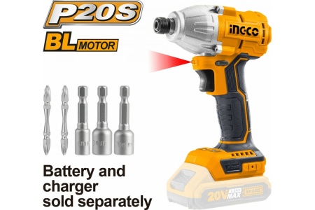 Аккумуляторный бесщеточный импульсный винтоверт INGCO CIRLI20030