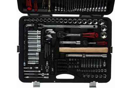 Набор 6-гранных инструментов 1/4" & 1/2" в кейсе, 156шт JTC JTC-H156C-B72