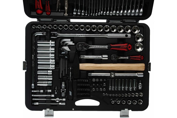 Набор 6-гранных инструментов 1/4" & 1/2" в кейсе, 156шт JTC JTC-H156C-B72