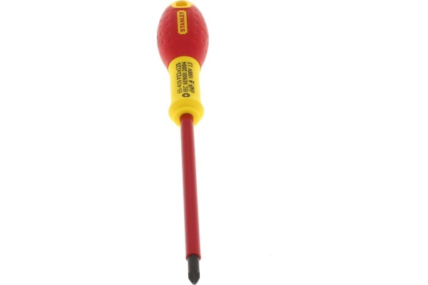 Диэлектрическая отвертка FATMAX 1000V PZ2х125 мм Stanley 0-65-419