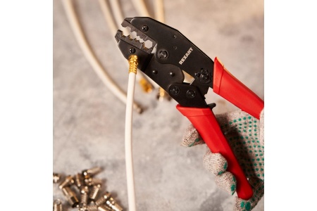 Кримпер для обжима F и BNC разъемов RG-58, RG-59, RG-62, RG-6 REXANT ht-301 PA 12-3214