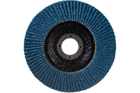 Круг наждачный лепестковый по металлу Plus (125х22.2 мм; Р40; циркониевый) CUTOP 72-12540