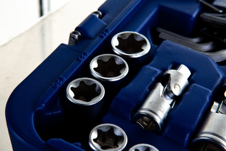 Набор универсального инструмента 1/4, 3/8 и 1/2, 130шт, кейс КОБАЛЬТ 010108-130