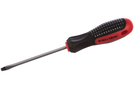 Отвертка SL5,0х100 мм MATRIX Fusion Anti slip 11419
