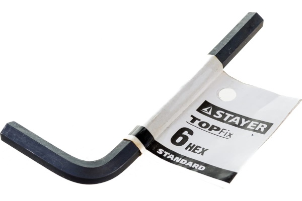 Имбусовый ключ STAYER STANDARD 6 мм 27405-6