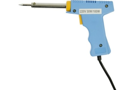 Паяльник-пистолет с регулировкой мощности TUNDRA 30-100Вт, 220В 1026065