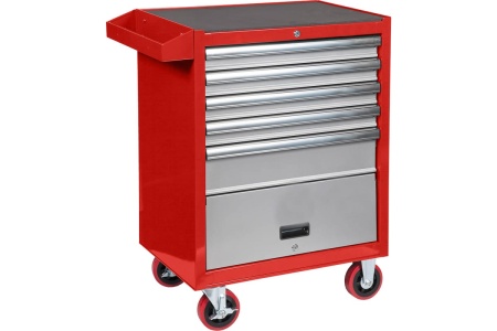 Набор инструментов в красной тележке 286 предметов KING TONY 934-010MMR