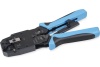 Обжимной инструмент Cabeus для RJ-45 (8р8с), RJ-11/12 (6р6с, 6р4с, 6р2с), 4р4с, 4р2с, профессиональный, с храповым механизмом HT-2008AR