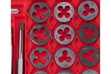 Набор резьбонарезного инструмента 40 предметов, в пластиковом боксе ЗУБР 2810-H40_z01