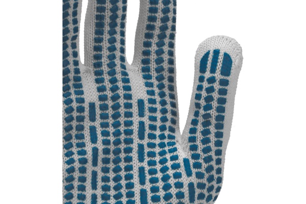 Перчатки х/б с ПВХ Россия Протектор 10 класс, 10пар/уп 67806