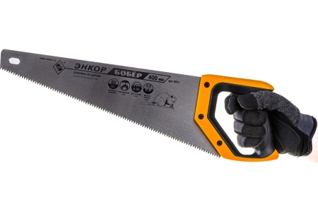 Ножовка с закаленным зубом Энкор Бобер 9851