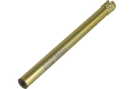 Коронка кольцевая алмазная вакуумное спекание по керамограниту, камню, кафелю и стеклу 6x65 мм FIT 16301