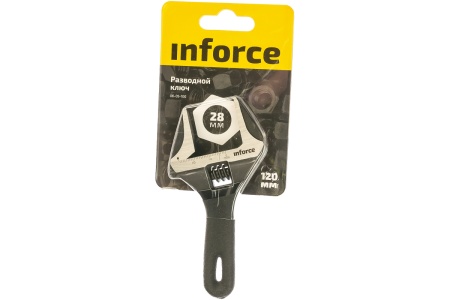 Компактный разводной ключ 120 мм Inforce 06-05-100 Компактный разводной ключ 120 мм Inforce 06-05-100