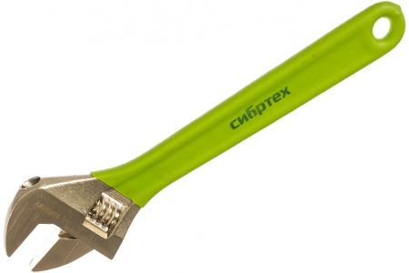 Разводной ключ СИБРТЕХ 300 мм, никелированный 15528 Разводной ключ СИБРТЕХ 300 мм, никелированный 15528
