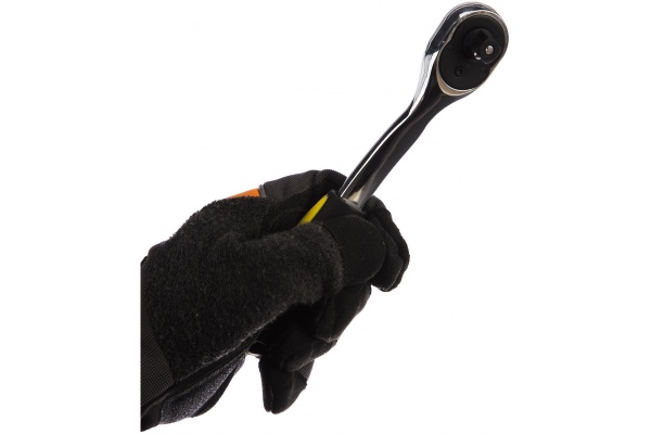 Трещотка с изогнутой резиновой ручкой ЭВРИКА 3/8 72-зубцовая ER-53872