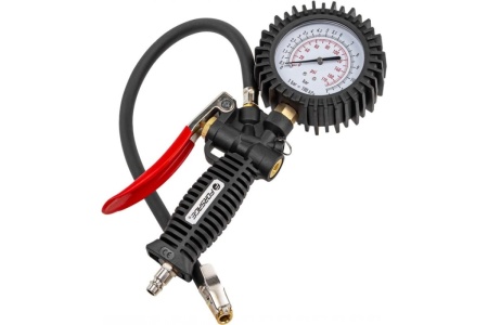 Пистолет для подкачки шин с аналоговым манометром и шлангом Forsage f-23703 56349