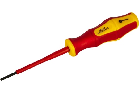 Отвертка Ultra Grip SL 2,5 х 75 мм CR-V КОБАЛЬТ 646-430