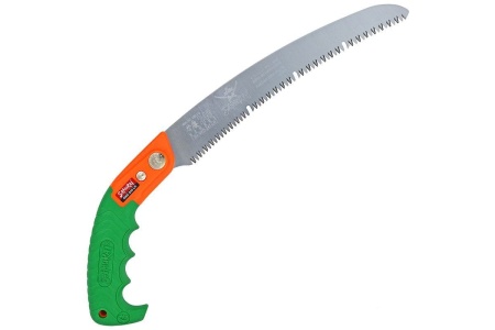 Пила самоочищающаяся изогнутое полотно в чехле, с поясным креплением SAMURAI GKC-240-LH