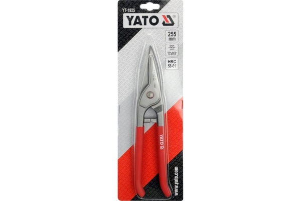 Ножницы по металлу YATO 225 мм, прямые YT-1925 Ножницы по металлу YATO 225 мм, прямые YT-1925