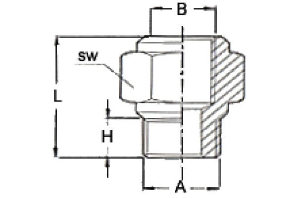 Переходник мама 1/2" - папа 1/4" (блистер) 1216/7 M1/4*F1/2 GAV 38903