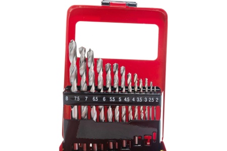 Набор сверл по металлу HSS (2-8 мм; 13 шт.) MATRIX 72387