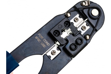 Клещи для обжима коннектеров Electraline RG45 8P8C и RG11 6P4C 500303