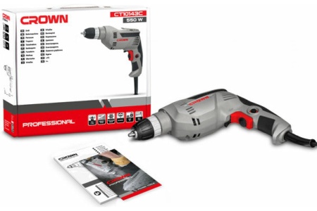 Безударная дрель Crown CT10143-13C