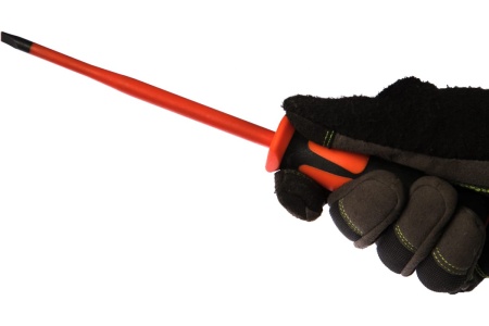 Диэлектрическая отвертка шлиц 6,5x150 КВТ Слим 78590