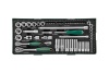 Набор торцевых головок 1/4" и 3/8"DR  57 предметов (ложемент) Jonnesway S04H3157ST (S04H3157SP)