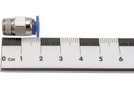 Фитинг для пластиковых трубок (4 мм; 1/8М) ROCKFORCE RF-SPC04-01