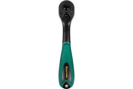 Трещотка для торцовых головок Kraftool EXPERT, Сr-V сталь, 72 зубца, пластиковое покрытие, 1/4" 27796-1/4_z02