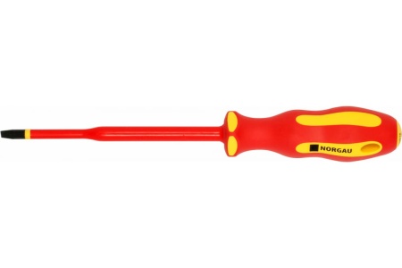 Шлицевая отвертка NORGAU VDE N172- 5,5х125 Slim 067063155